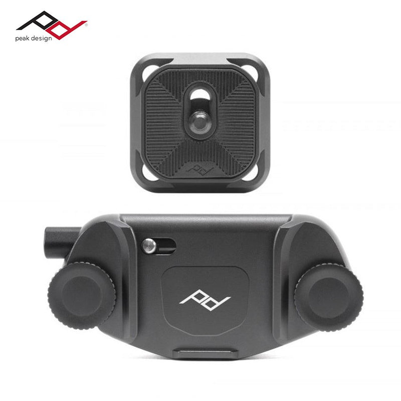 Peak Design Capture V3 Camera Clip with Standard Plate · Arca-Type · Black