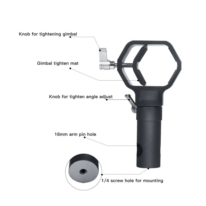 DIGITALFOTO THANOS PROC3II 12.5kg Gimbal Support สำหรับงานวิดีโอมืออาชีพ