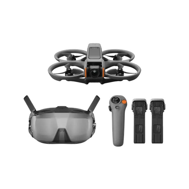 DJI Avata 2 Fly Smart Combo (Three Batteries), complete Fly More Combo set including the Avata 2 drone