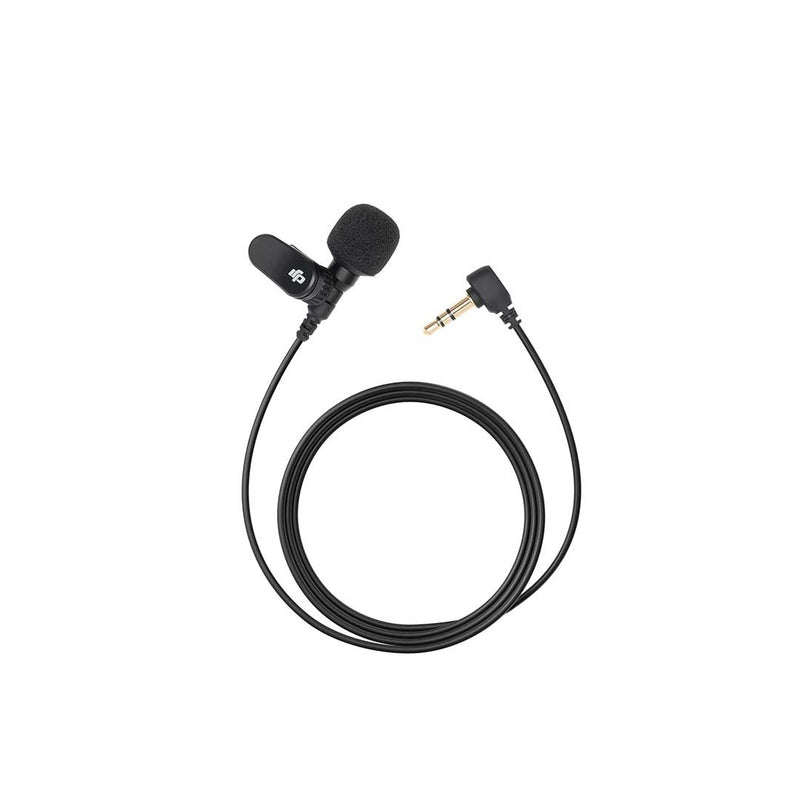 DJI Lavalier Mic, foam windscreen on the microphone disperses wind noise
