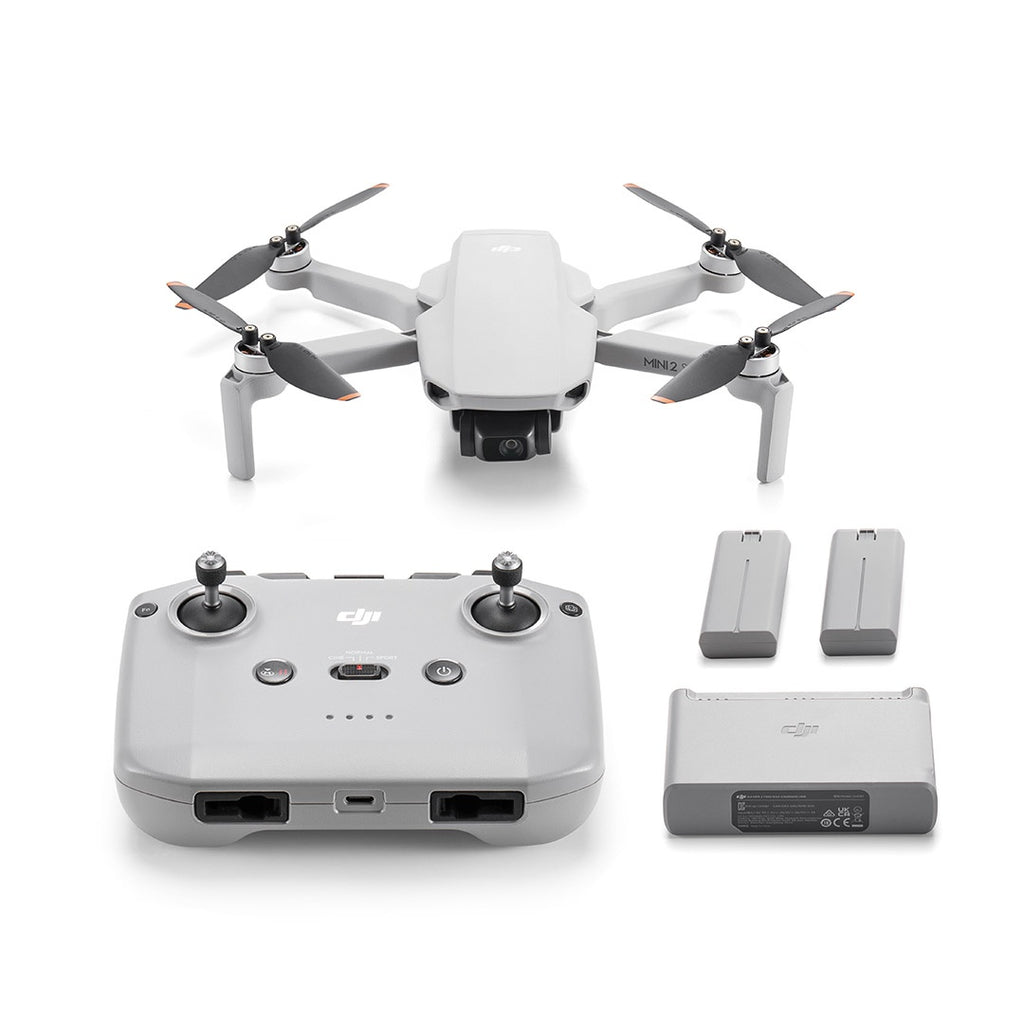 โดรน DJI Mini 2 SE Fly More Combo ขนาดเล็กเท่าฝ่ามือน้ำหนักเพียง 249 กรัม