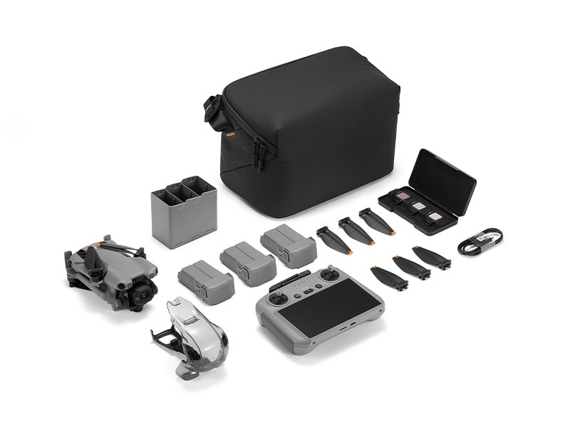 DJI Mini 5 Pro Fly More Combo Plus (DJI RC2) drone, gimbal rotates 225°, more creative angles