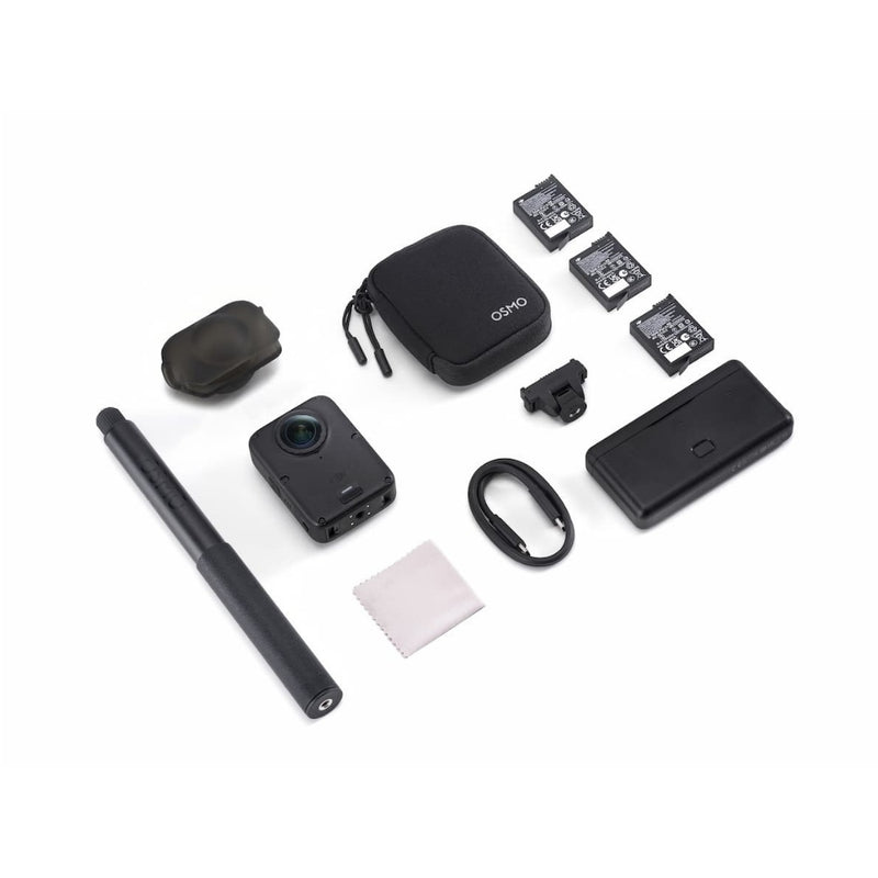 DJI Osmo 360 II 8K60 360 Action Camera with Replaceable Lenses and 105GB Storage