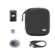 DJI Mic 2 (1 TX, Pearl White) wireless microphone transmitter, wireless connection with Direct feature