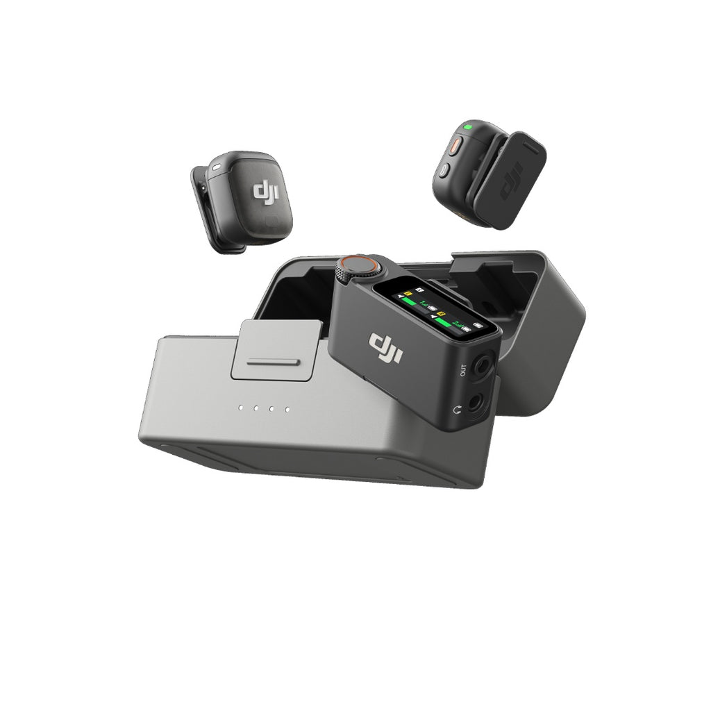 ไมค์ไร้สาย DJI Mic 3 (2 TX + 1 RX + Charging Case) Wireless Microphone 32-bit Float เสียง ระดับ High-Quality