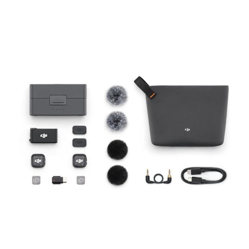 ไมค์ไร้สาย Mic 3 Wireless Microphone 32-bit Float ระบบตัดเสียงรบกวน 2 ระดับ (Noise Cancelling)