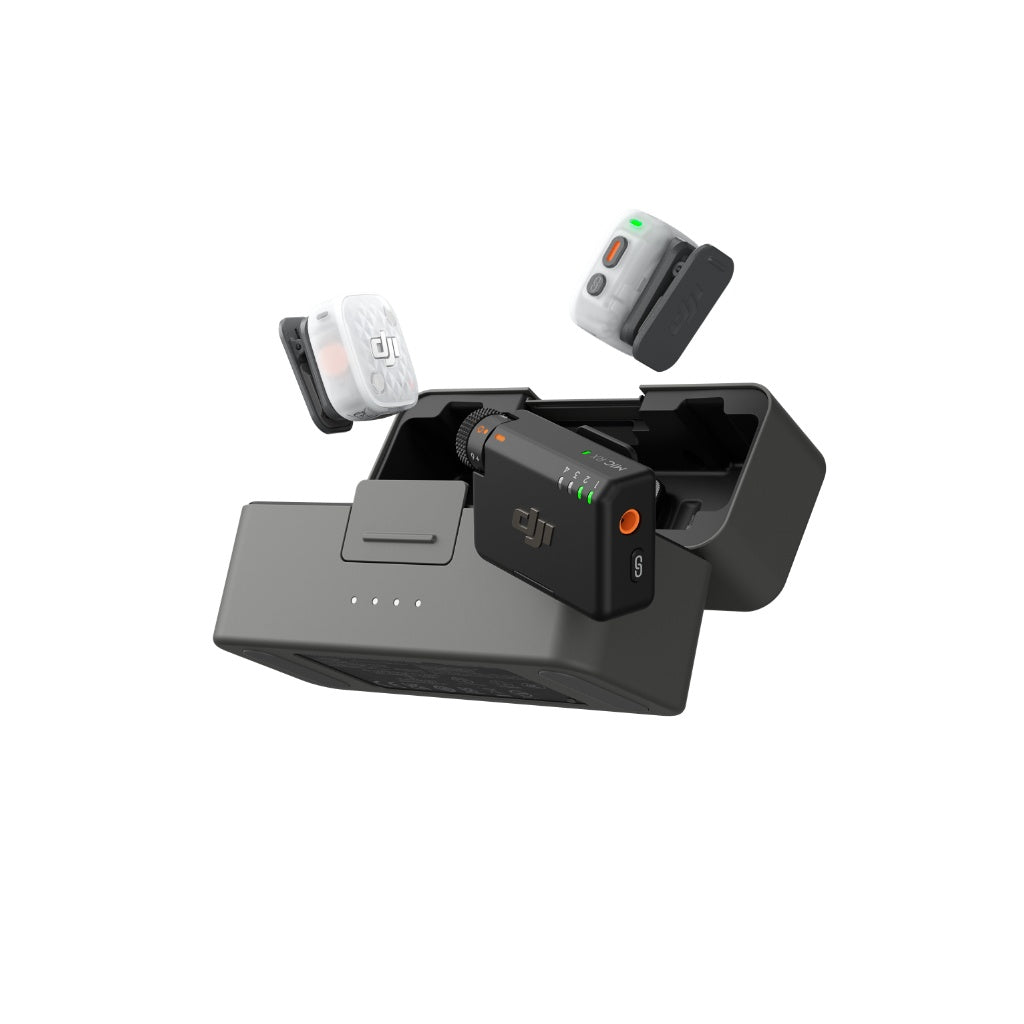 ไมค์ไร้สาย DJI Mic Mini 2S Wireless Microphone with 14.5GB Internal Recording บันทึกในตัว 14.5GB นาน 28 ชม