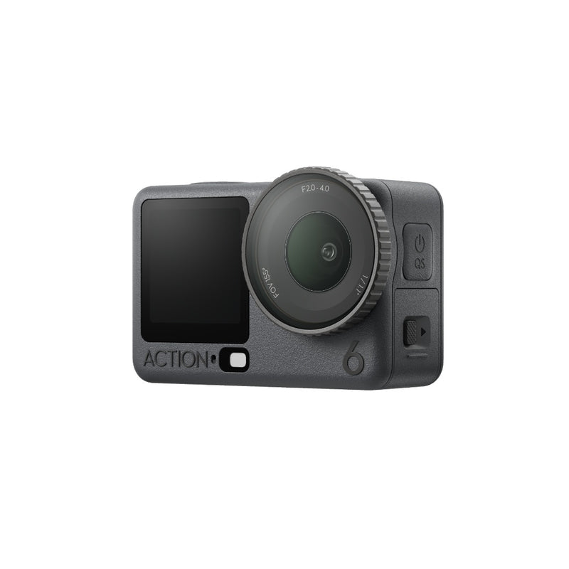 กล้องแอคชั่น Osmo Action 6 Action Camera รูรับแสงแบบปรับได้ (Variable Aperture) f/2.0