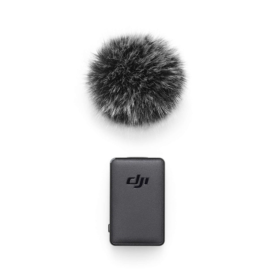 ไมค์ไร้สาย DJI Wireless Microphone Transmitter ขนาด 50×28.6×22.8 มม. · น้ำหนัก 21.4 กรัม