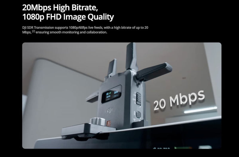 SDR Transmission Receiver – supports live 1080p/60 fps video