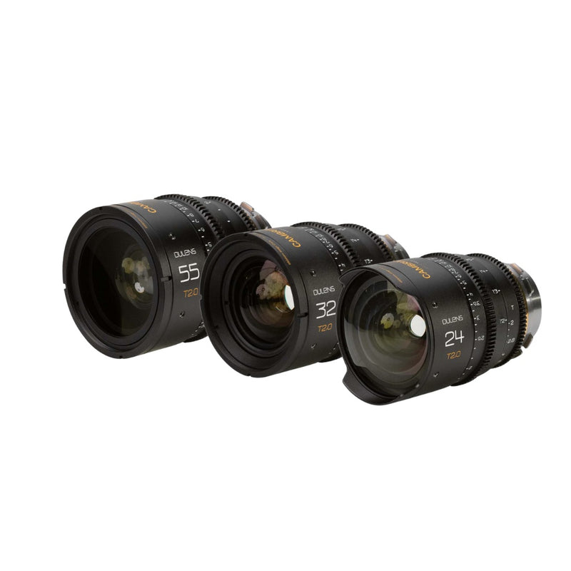 DULENS Bundle APO Cambrian Prime 24+32+55mm T2 Medium Format Cine Set