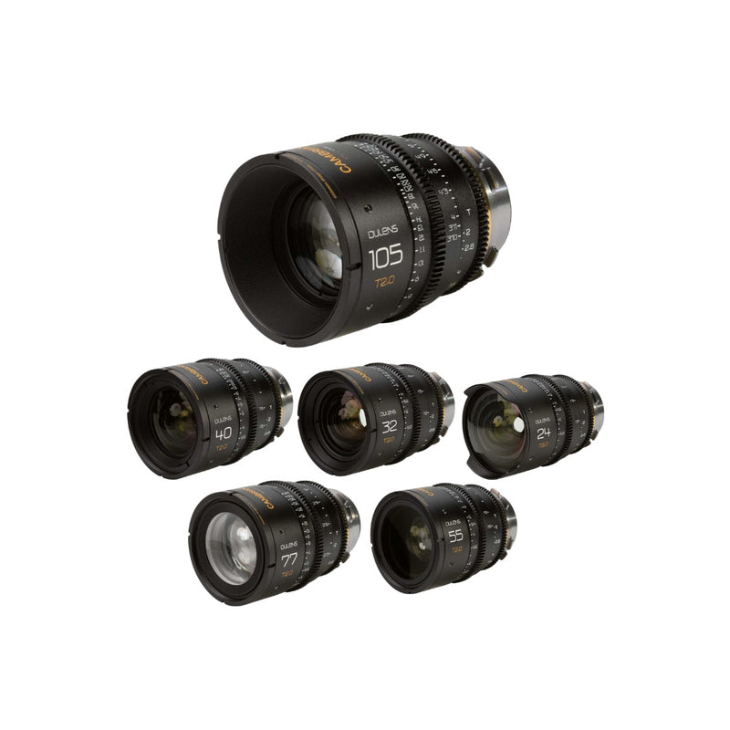 DULENS Bundle Vintage Series APO Cambrian Prime 6-Lens Medium Format Cine Set