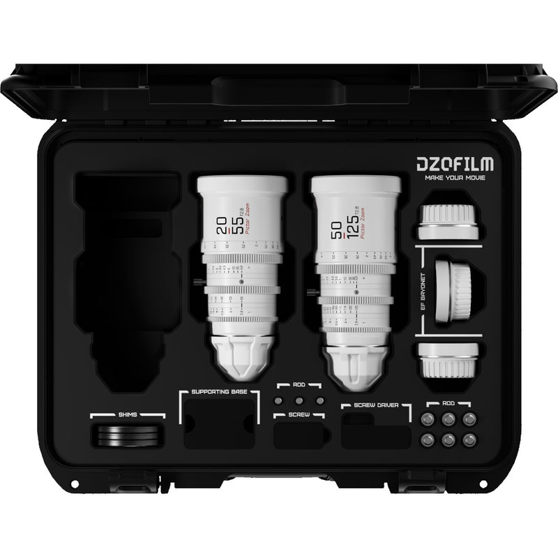 DZOFILM Pictor 20–55/50–125mm T2.8 2- Kit เมาท์ PL / Canon EF