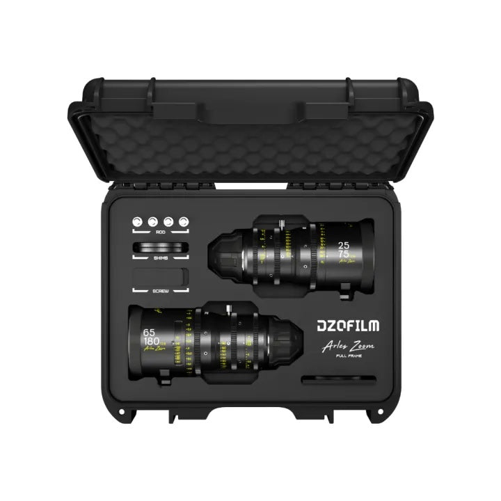 DZOFILM Arles Zoom 2-Lens Kit 25-180mm เลนส์ซูมภาพยนตร์ Full Frame