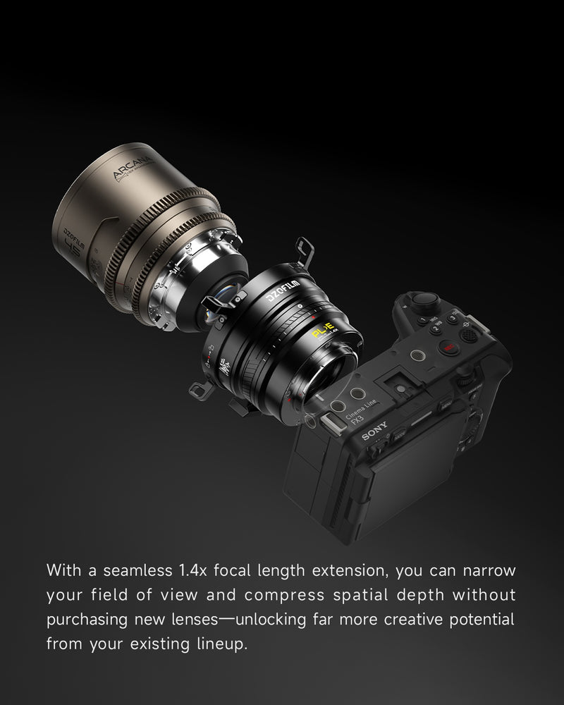 DZOFILM Marlin 1.4x Expander PL to E / RF / L / Z Mount Expande — PL to Canon RF