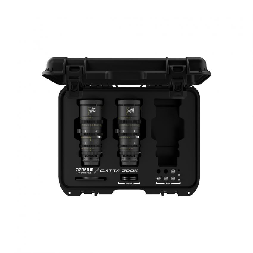 DZOFILM Catta MF 2-Lens Kit 18-35mm 35-80mm T2.9 Full Frame Cine Zoom Sony E Mount Case