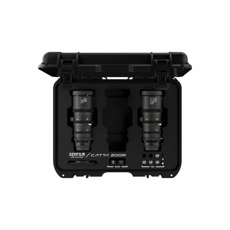 DZOFILM Catta MF 2-Lens Kit 18-35mm 70-135mm T2.9 Full Frame Cine Zoom Sony E Mount Case
