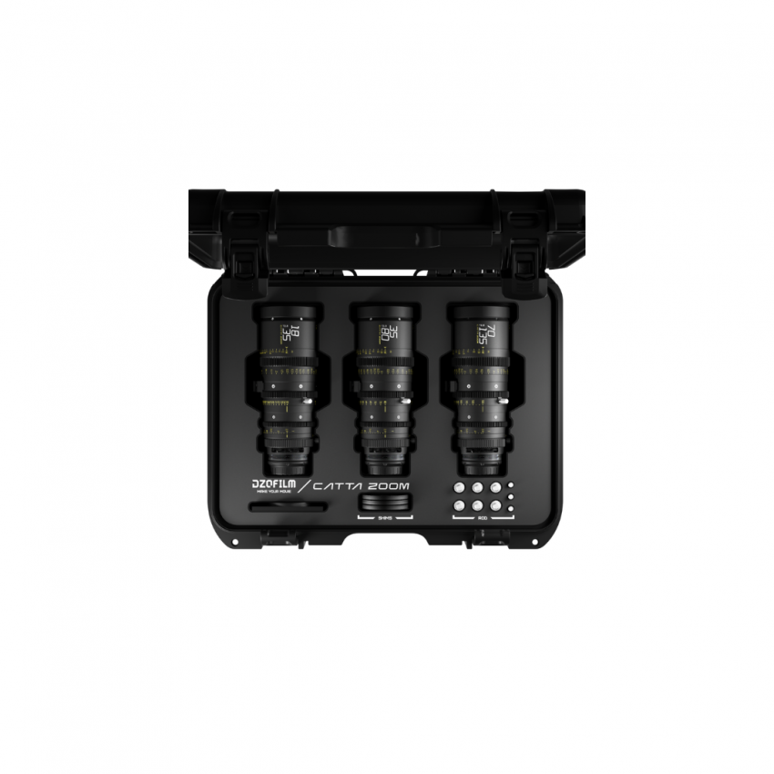 DZOFILM Catta MF 3-Lens Kit 18-35mm 35-80mm 70-135mm T2.9 Full Frame Cine Zoom Sony E Mount Case