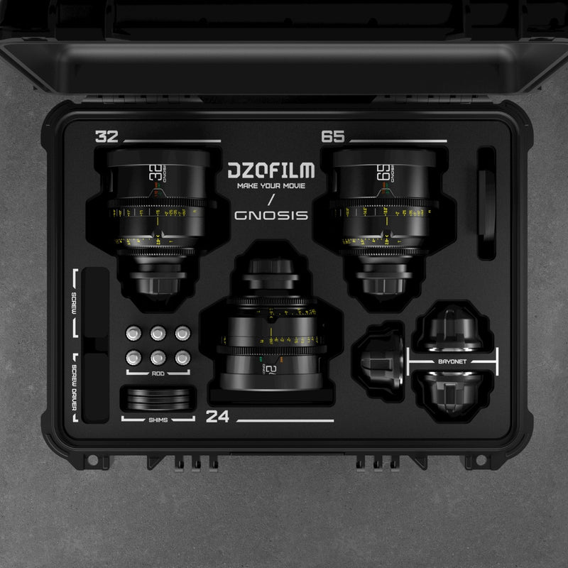 DZOFILM Gnosis MF 24/32/65mm T2.8 Macro 3- Kit เมาท์ PL