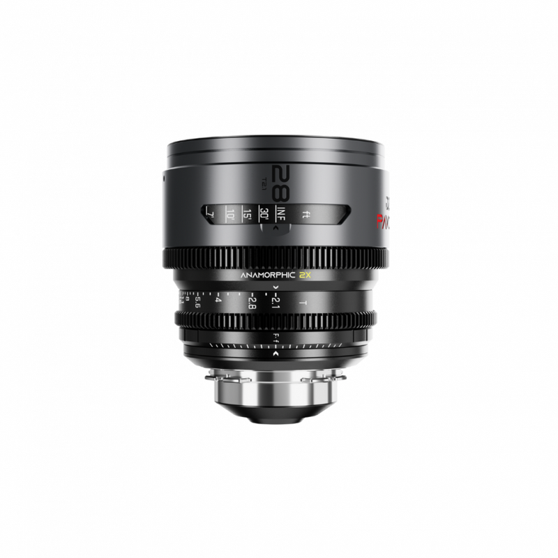 DZOFILM Pavo 28mm T2.1 2x Anamorphic (Feet) — Blue Coating
