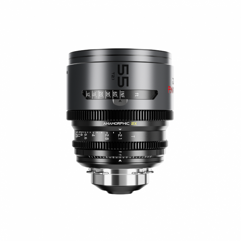 DZOFILM Pavo 55mm T2.1 2x Anamorphic (Feet) — Blue Coating