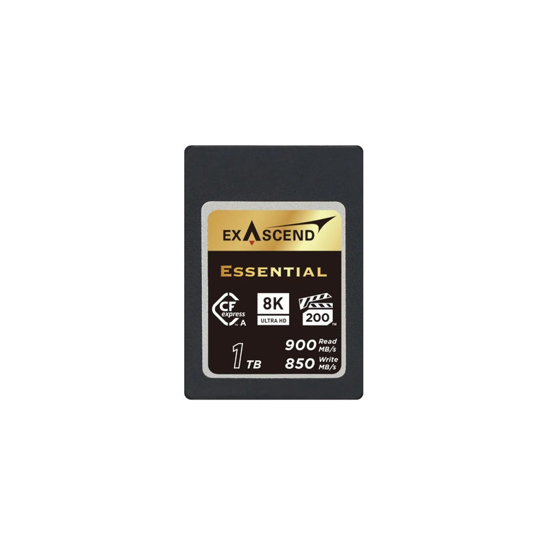เมมโมรี่การ์ด Exascend Essential CFexpress Type A 2.0 VPG200 R900/W800 สำหรับ Sony A1 FX3 FX6