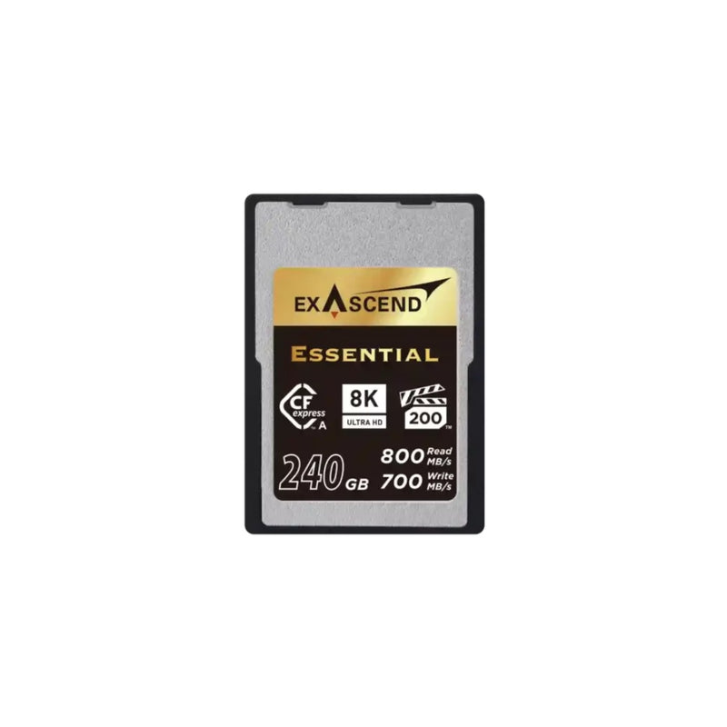 เมมโมรี่การ์ด Exascend Essential CFexpress Type A 2.0 VPG200 R900/W800 สำหรับ Sony A1 FX3 FX6