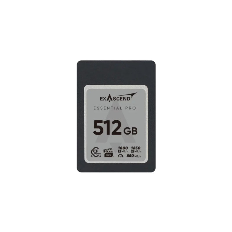 เมมโมรี่การ์ด Exascend Essential Pro CFexpress Type A 4.0 VPG400 R1800/W1650 8K สำหรับ Sony α1 FX3