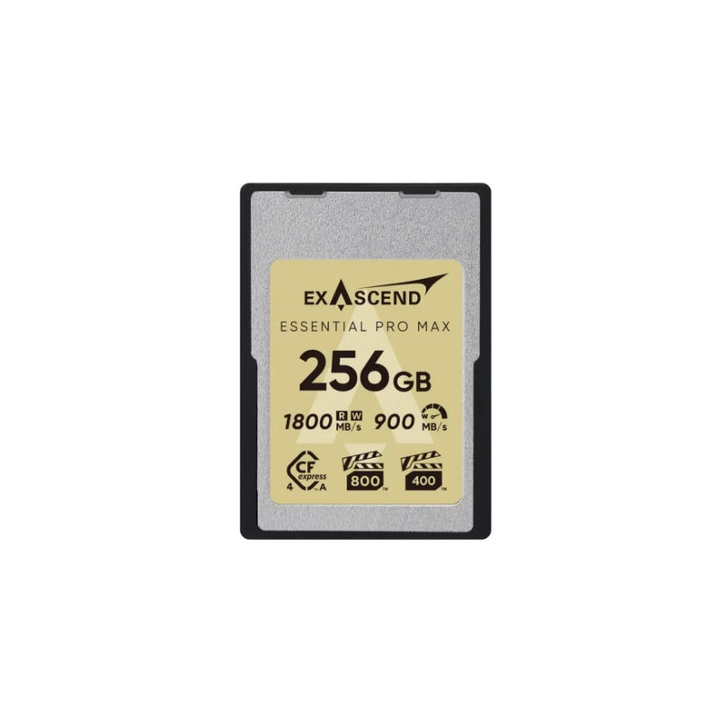 เมมโมรี่การ์ด Exascend Essential Pro Max CFexpress Type A 4.0 VPG800 R1800/W1800 8K สำหรับ Sony α1 FX3