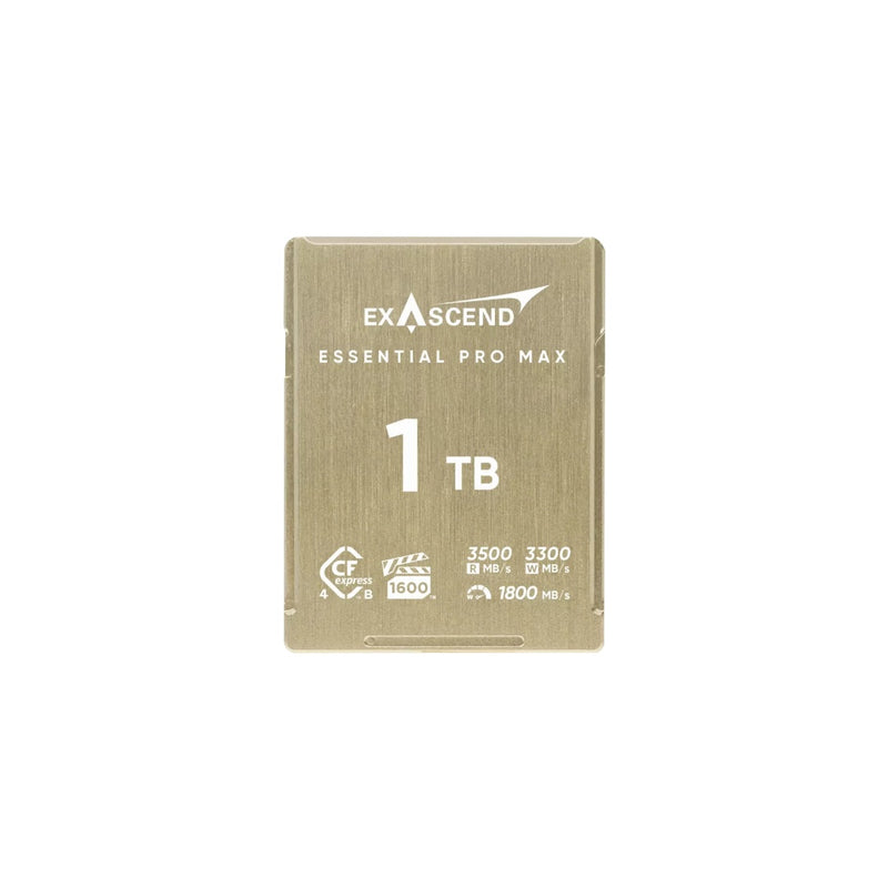 เมมโมรี่การ์ด Exascend Essential Pro Max CFexpress Type B 4.0 VPG1600 World's First R3500/W3500 12K RAW