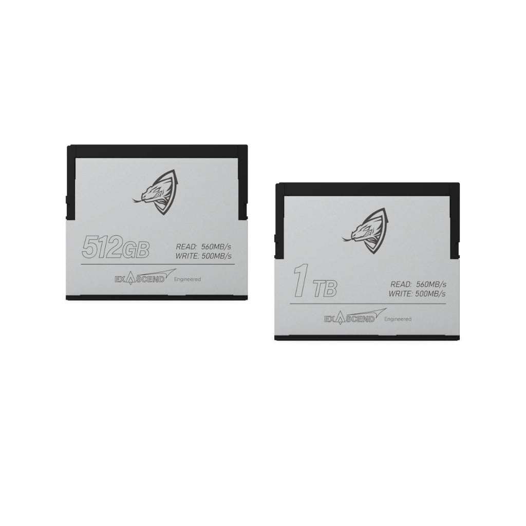 เมมโมรี่การ์ด Exascend Archon CFast 2.0 RED Approved R560/W500 6K/4K RAW Memory Card สำหรับกล้อง RED Komodo 5 ปี Exascend