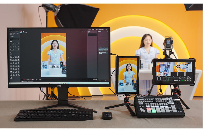 FEELWORLD L3 PRO SDI ตัวอย่างการใช้งานหน้างาน