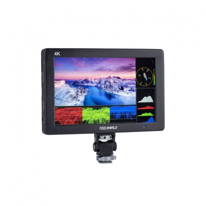 FEELWORLD T7 PLUS 7 Inch 3D LUT DSLR Camera Field Monitor with Waveform 4K HDMI Aluminum Housing 450cd/m² brightness