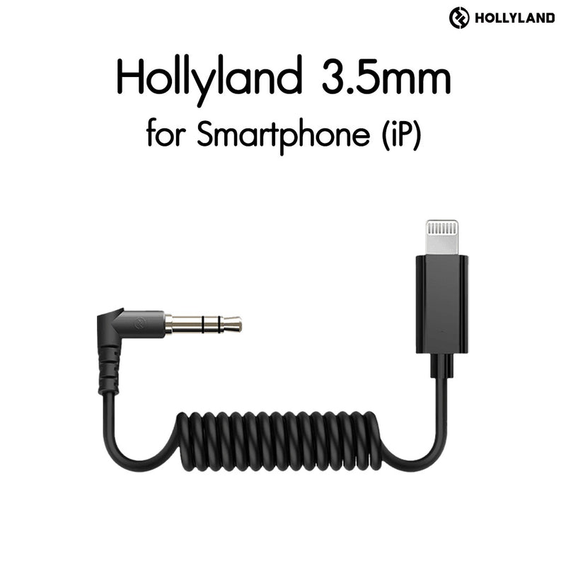 Hollyland 3.5mm TRS to Lightning Coiled Cable (HL-35L01) - image 2