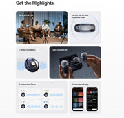 Hollyland LARK M3 Combo 32-bit Float Wireless Microphone (Space Gray) - image 2