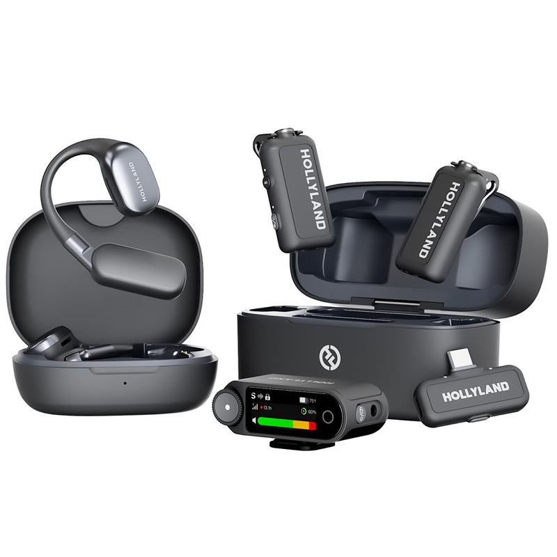 Hollyland LARK MAX 2 Ultimate Combo 32-bit Float Wireless Microphone (Black)