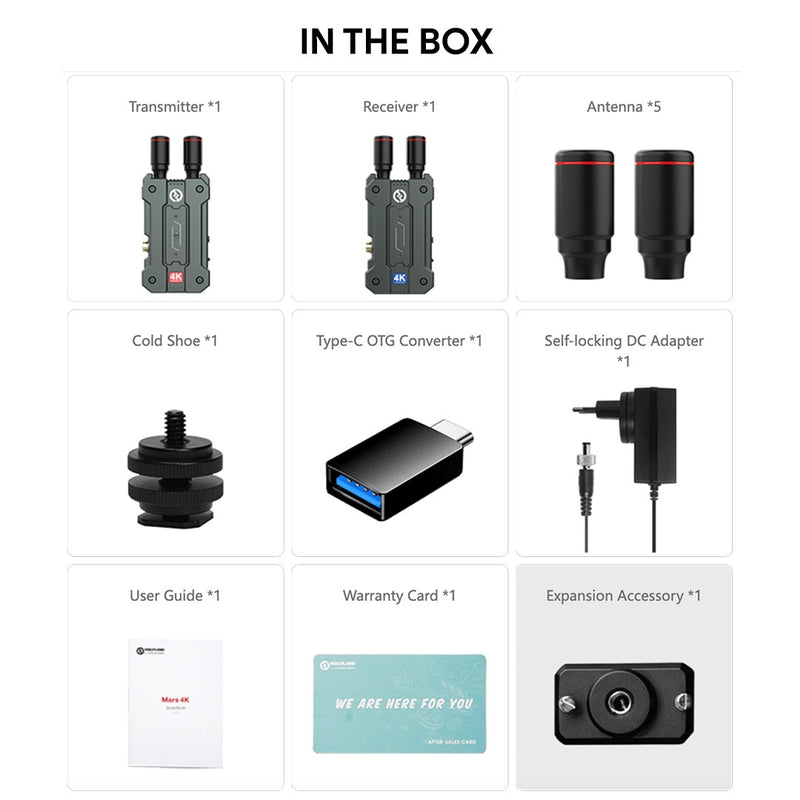 Hollyland Mars 4K HDMI/SDI Wireless Video Transmission System - image 5
