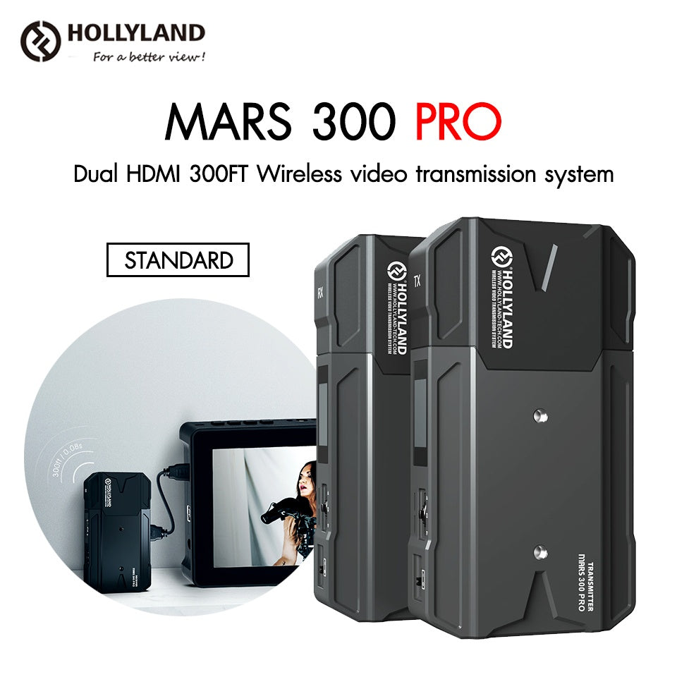 Hollyland Mars 300 Pro Standard Dual HDMI Wireless Video Transmission System