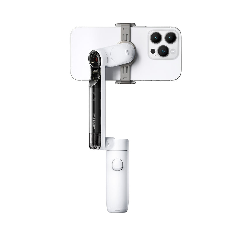 กิมบอลมือถือ Insta360 Flow AI-Powered พับเก็บได้ ไม้เซลฟี่และขาตั้งในตัว