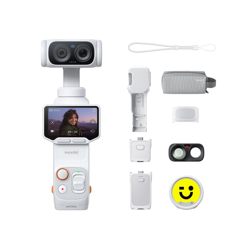Insta360 Luna Ultra White 8K Gimbal Camera with Dual Leica Lenses - image 7