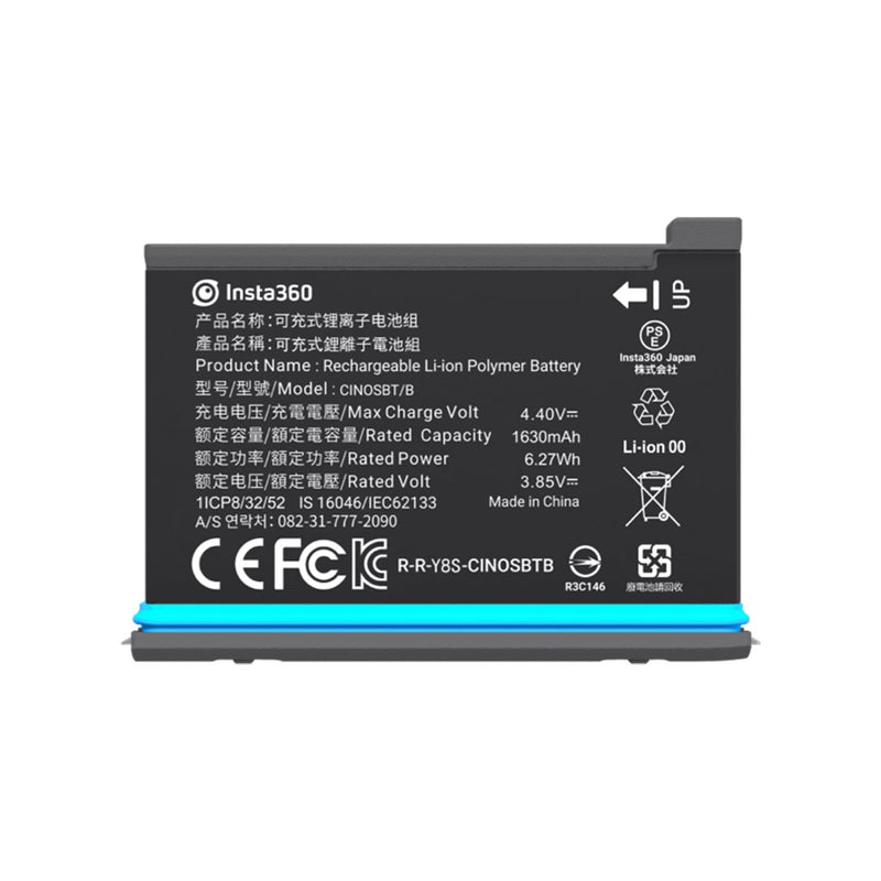Insta360 ONE X2 Battery 1630mAh, full charge in 90 min
