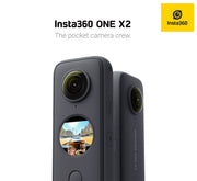 กล้อง Insta360 ONE X2 จอสัมผัส ตัวเล็กพกง่าย
