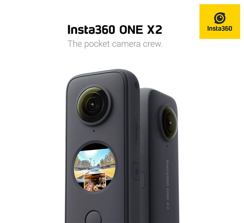 กล้อง Insta360 ONE X2 จอสัมผัส ตัวเล็กพกง่าย