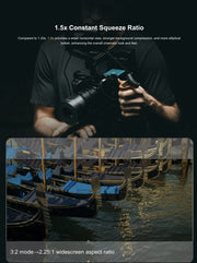 เลนส์ SIRUI IronStar 75mm T1.9 + 100mm T2.8 + 135mm T2.8 1.5x Full Frame Anamorphic Flare Type Neutral Flare