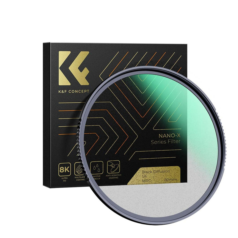 K&F 49-82mm Nano-X 1/4 Black Mist Filter Lens Filter K&F Concept