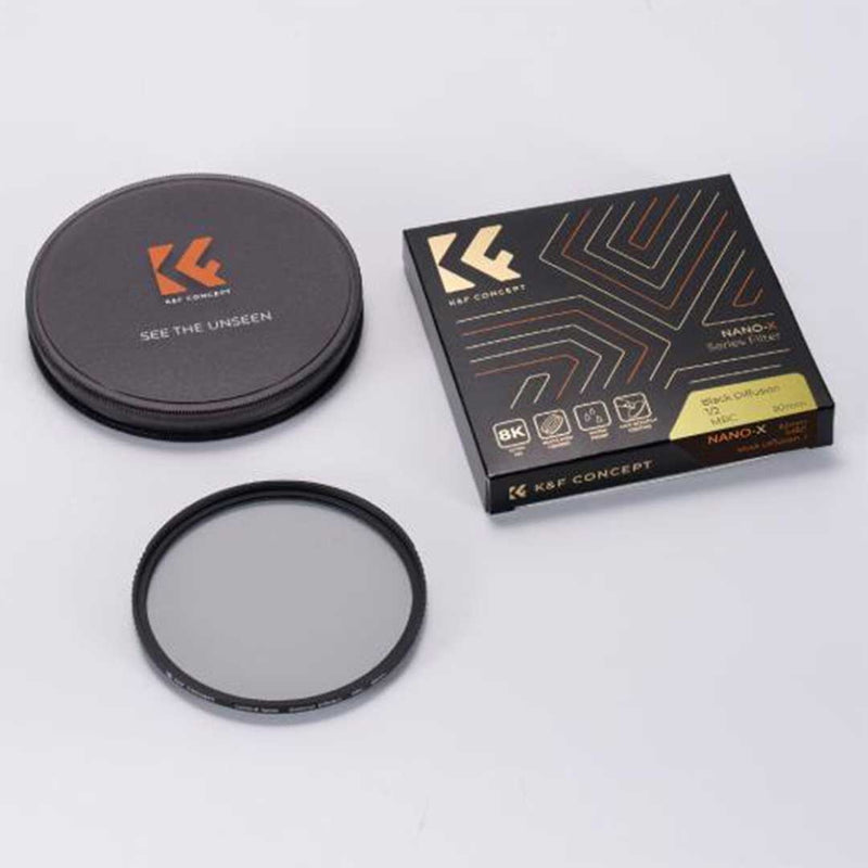 ฟิลเตอร์ K&F 49-82mm Nano-X 1/2 Black Mist Filter