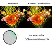49-82mm Nano-X 1/2 Black Mist Filter K&F ฟิลเตอร์