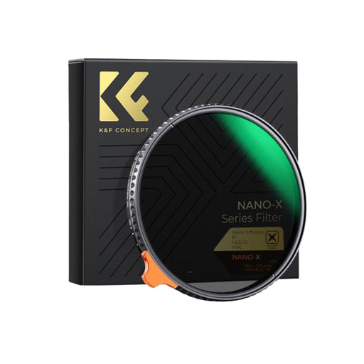 K&F Nano-X, Filter 49-82mm Black Diffusion (Mist) 1/4 and ND2-ND32 (1-5 Stop) Variable ND, 2 in 1 with 28 Multi-Layer Coatings Lens Filter K&F Concept