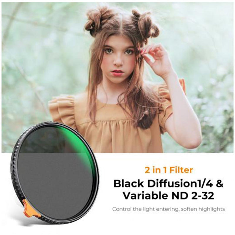 ฟิลเตอร์ K&F Nano-X, Filter 49-82mm Black Diffusion (