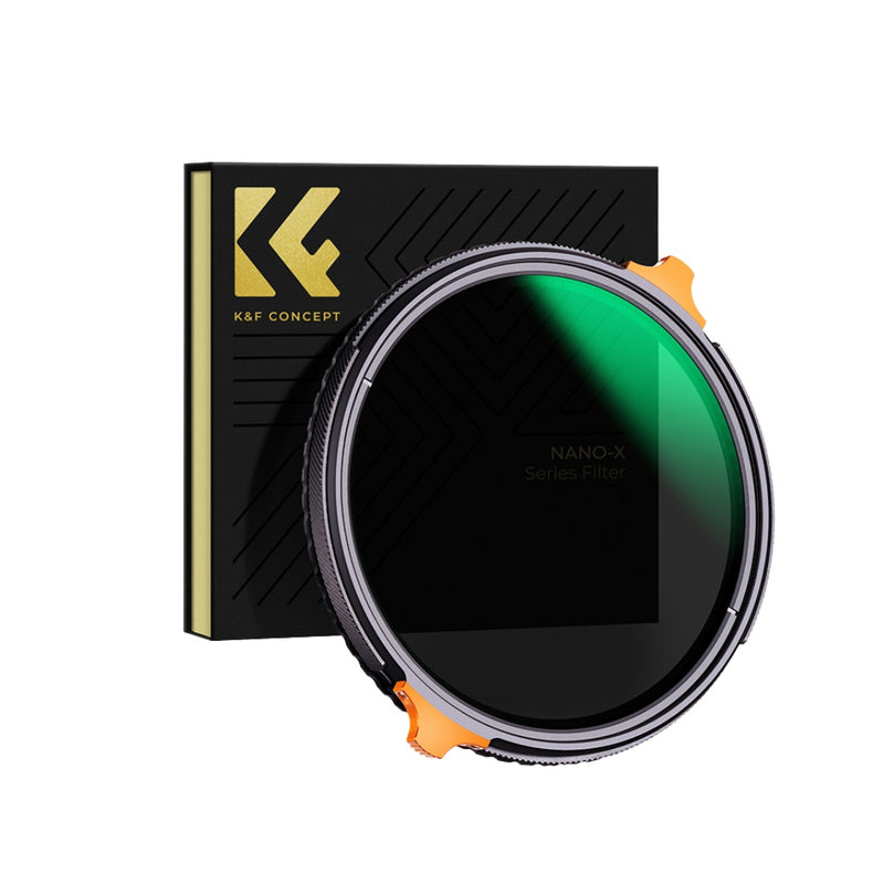 K&F Nano-X, Filter 49-82MM CPL+ND4~64, 2 in 1 Filter, 28 Layer coatings, With orange dial Lens Filter K&F Concept